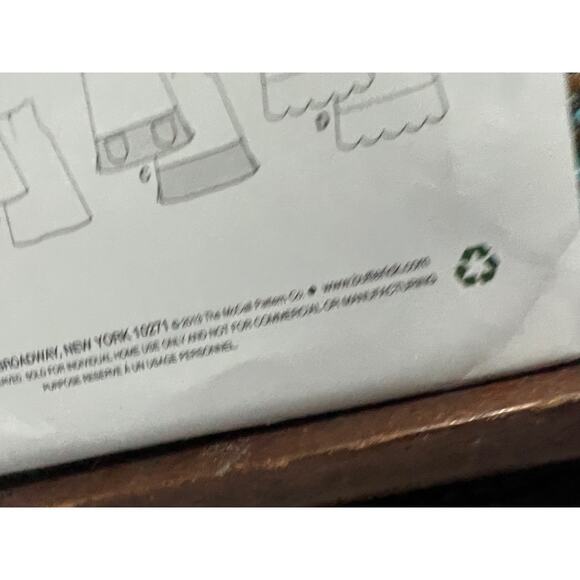 Butterick Sewing pattern 5876 toddler girls Aline dress size 1 2 3 4 - Picture 7 of 8